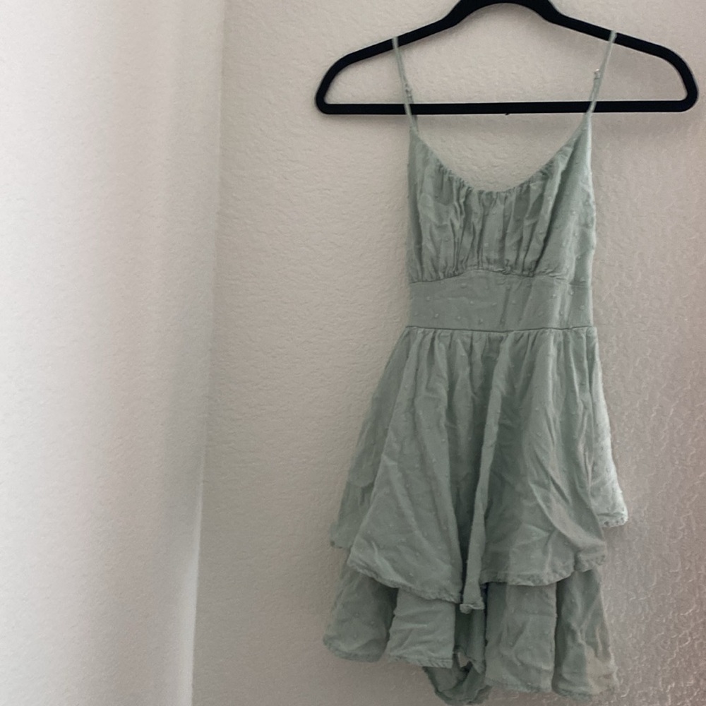 Lightweight , layered ruffle romper size medium